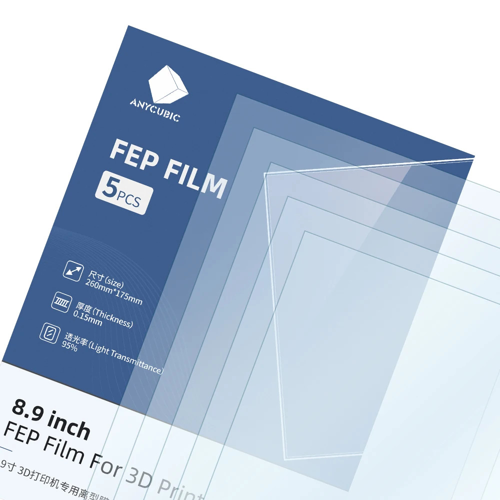 فیلم FEP پرینتر سه‌ بعدی انی کیوبیک مدل 6k بسته 5 عددی