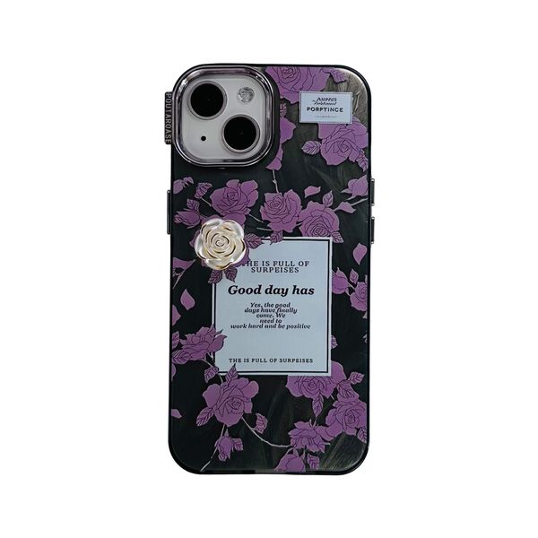 کاور مدل گل رز مناسب برای گوشی موبایل اپل iPhone 13/14
