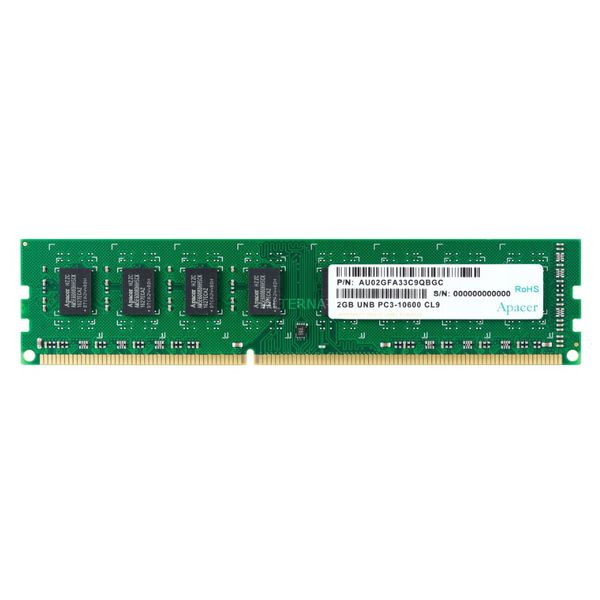 رم دسکتاپ DDR3 تک کاناله 1333 مگاهرتز CL11 اپیسر مدل UNB PC3-12800  ظرفیت 2 گیگابایت