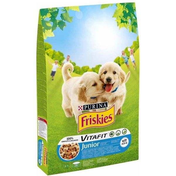 غذای خشک ویتامینه سگ نابالغ فریسکیز مدل Vitafit Junior وزن 3 کیلوگرم