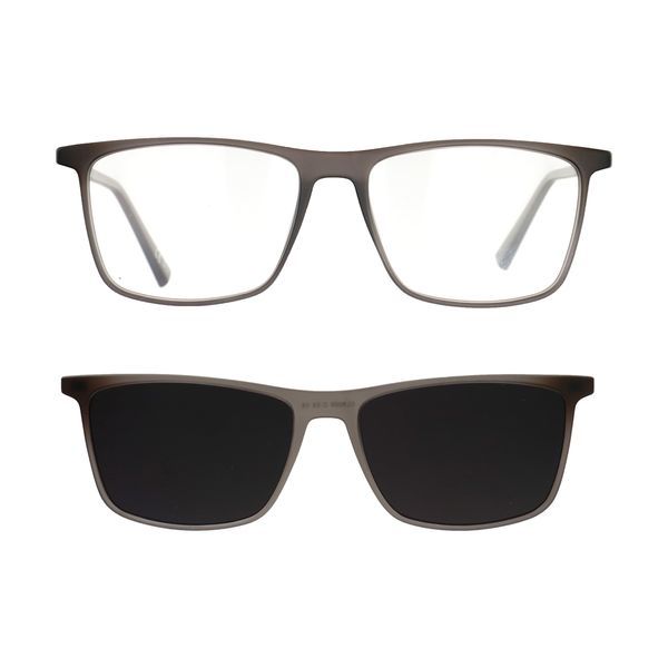 فریم عینک طبی مردانه لوناتو مدل mv70165 c03 به همراه کاور عینک آفتابی
