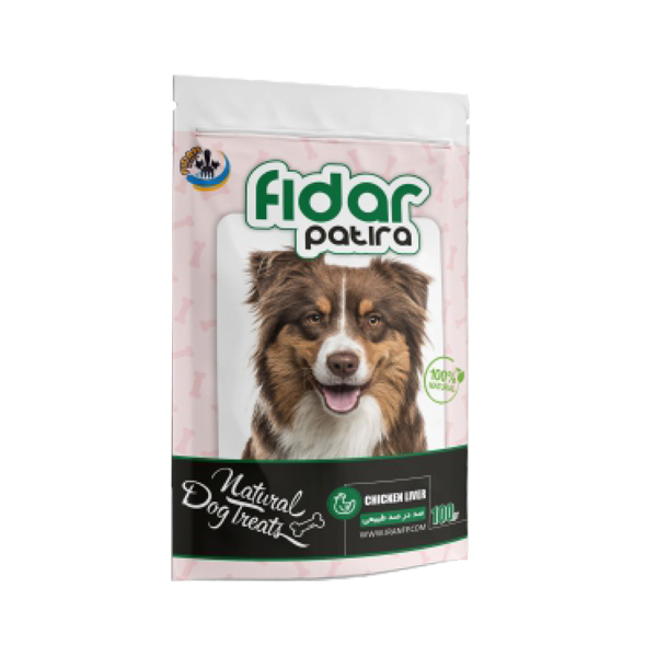 غذا تشویقی سگ فیدار پاتیرا مدل Liver وزن 100 گرم