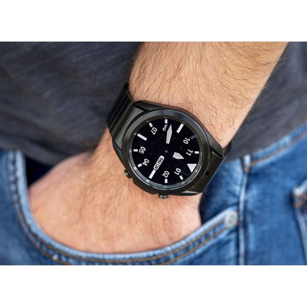 ساعت هوشمند سامسونگ مدل Galaxy Watch3 Titanium 45mm بند فلزی