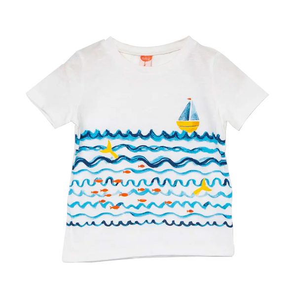 تی شرت آستین کوتاه بچگانه کوتون مدل دریا