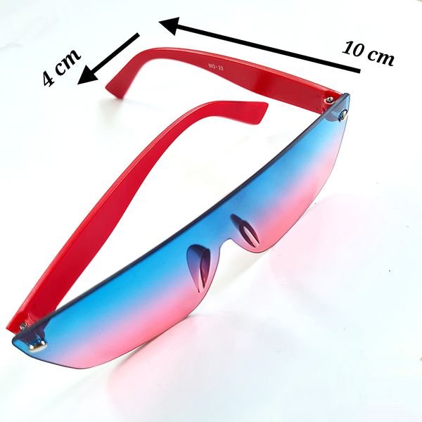 عینک آفتابی بچگانه مدل رنگین‌ کمانی بدون فریم کد g101