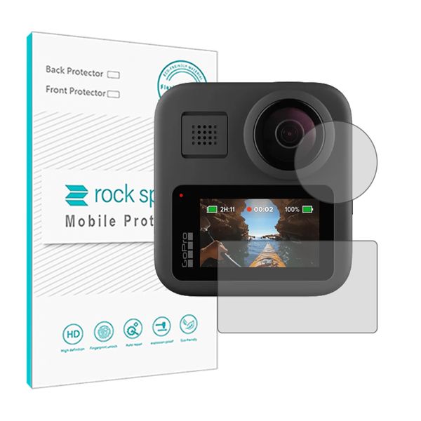 محافظ صفحه نمایش دوربین شفاف راک اسپیس مدل HyGEL مناسب برای دوربین عکاسی گو پرو hero max