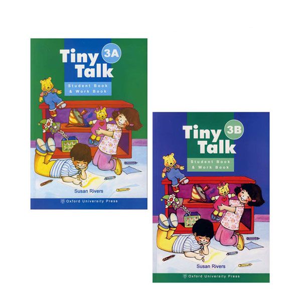 کتاب Tiny Talk 3A.3B اثر Susan Rivers انتشارات زبان مهر 2 جلدی