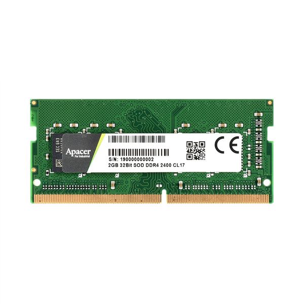 رم لپ تاپ DDR4 تک کاناله 2400 مگاهرتز CL17 اپیسر مدل 76A305 ظرفیت 2 گیگابایت