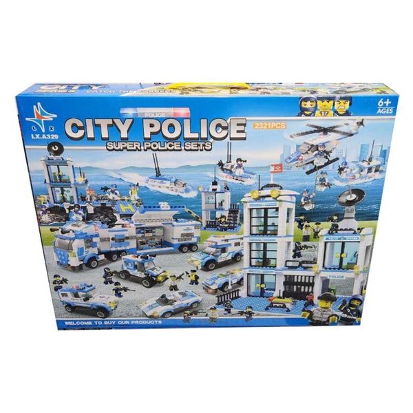 ساختنی مدل ایستگاه پلیس City Police کد LX_A329