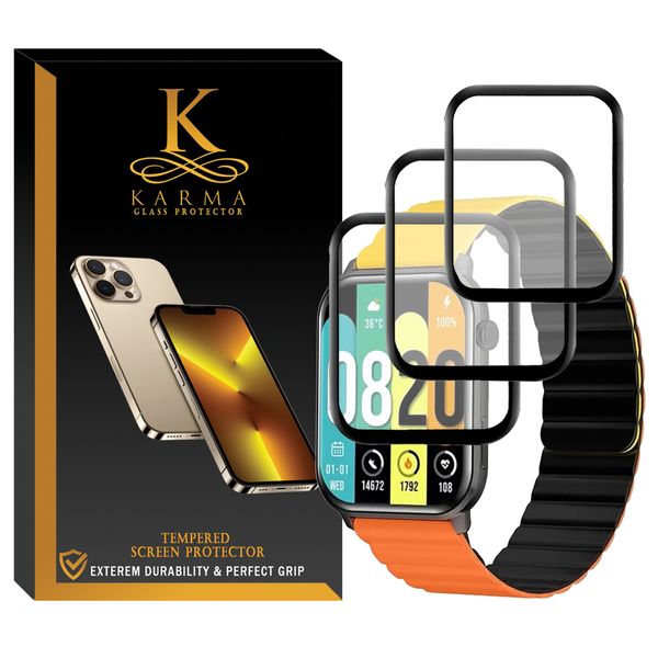 محافظ صفحه نمایش کارما مدل KA-PM مناسب برای ساعت هوشمند کیسلکت KS بسته سه عددی