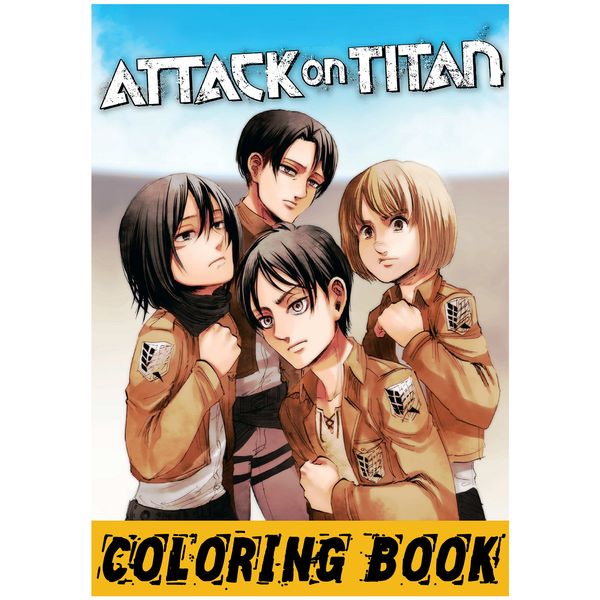 دفتر رنگ آمیزی گیلدا مدل حمله به تایتان کد ART-110