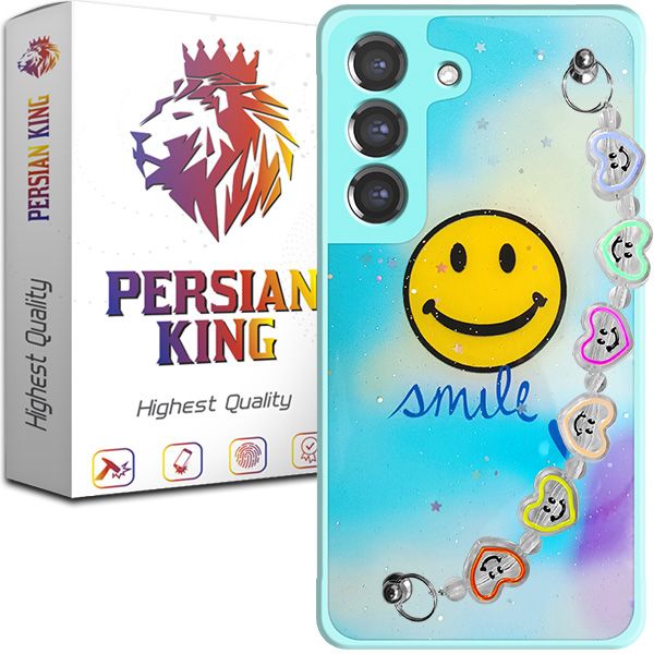 کاور پرشین کینگ مدل Smile مناسب برای گوشی موبایل سامسونگ Galaxy S21 FE