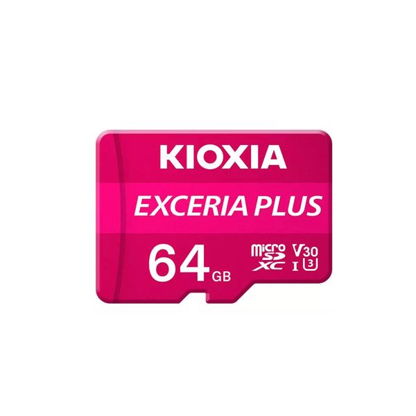 کارت حافظه microSDXC کیوکسیا مدل Exceria کلاس 10 استاندارد UHS-I U3 سرعت 100MBps ظرفیت 64 گیگابایت به همراه آداپتور SD