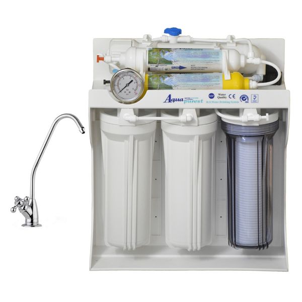 دستگاه تصفیه کننده آب آکوا پیورست مدل AQA- P 6060 به همراه شیر دستگاه تصفیه آب