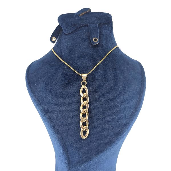 گردنبند طلا 18 عیار زنانه طلا و جواهرسازی افرا مدل 231146