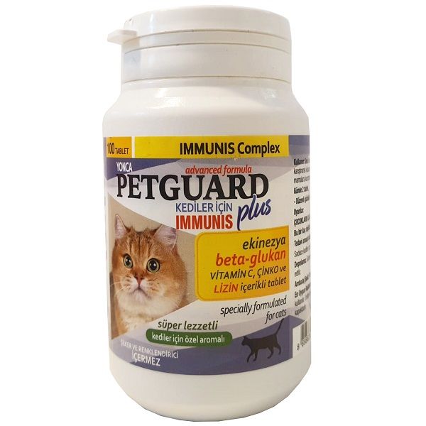   قرص گربه پتگارد مدل  Cat Immunis بسته 100 عددی