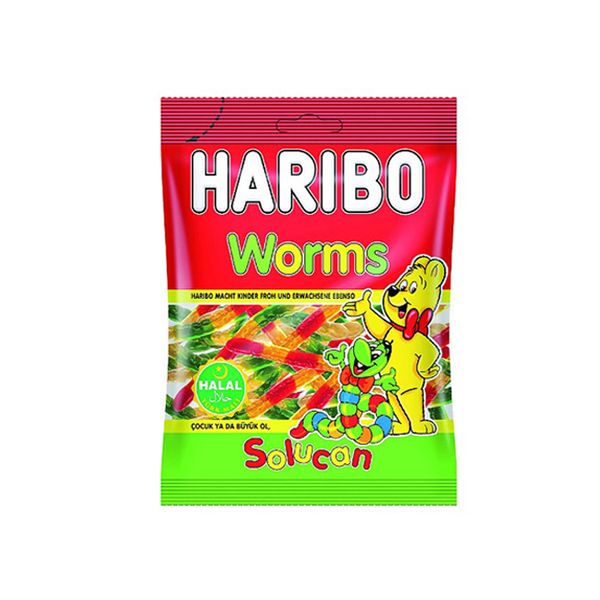 پاستیل worms هاریبو - 80 گرم