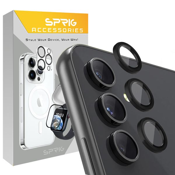 محافظ لنز دوربین اسپریگ مدل Ring Metal مناسب برای گوشی موبایل سامسونگ Galaxy A15