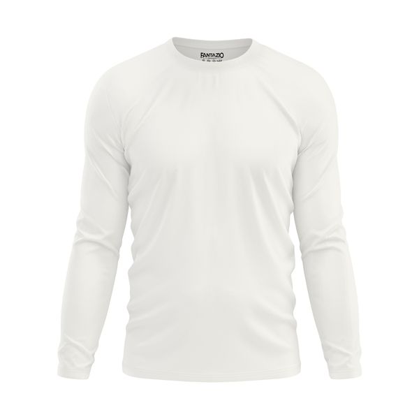 تی شرت آستین بلند مردانه فانتازیو مدل سفید کد 111