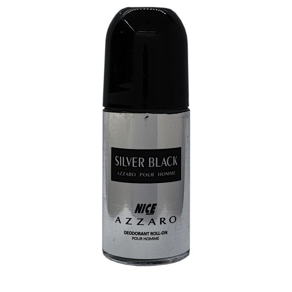 رول ضد تعریق مردانه نایس پاپت مدل Azzaro silver black حجم 60 میلی لیتر