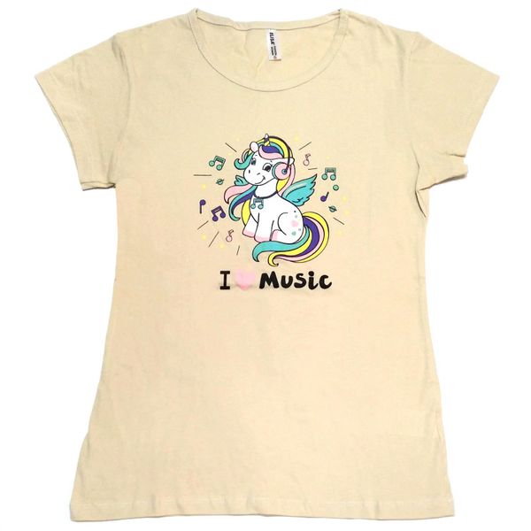 تی شرت آستین کوتاه دخترانه الیسا کد ZN-51