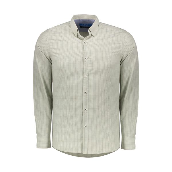 پیراهن آستین بلند مردانه سولا مدل SM420130048