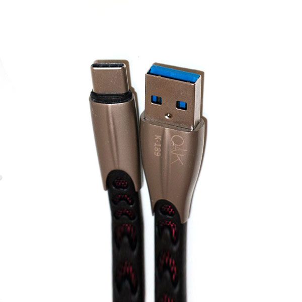 کابل تبدیل USB به USB-C اوآک مدل K-189 طول 1 متر