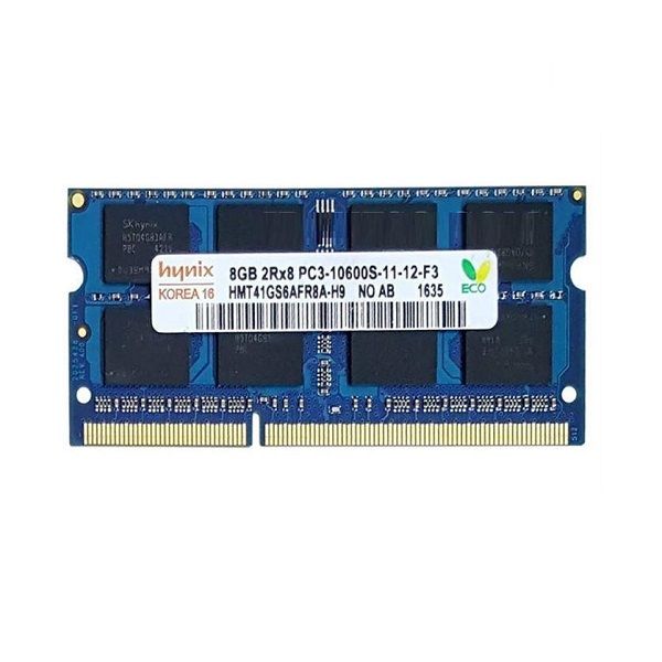 رم لپتاپ DDR3 تک کاناله 1333 مگاهرتز CL9 هاینیکس مدل PC3-10600S ظرفیت 8 گیگابایت