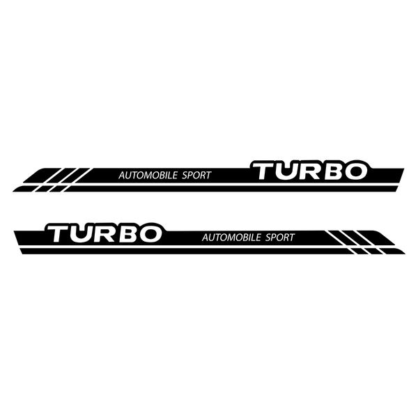 برچسب بدنه خودرو طرح TURBO مناسب برای پراید