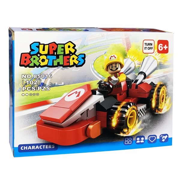 ساختنی مدل ماریو ماشین سوار طرح SUPER BROTHERS کد 850161