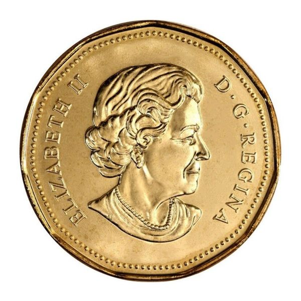 سکه تزیینی طرح کشور کانادا مدل یادبودی یک دلار المپیک 2006 میلادی 