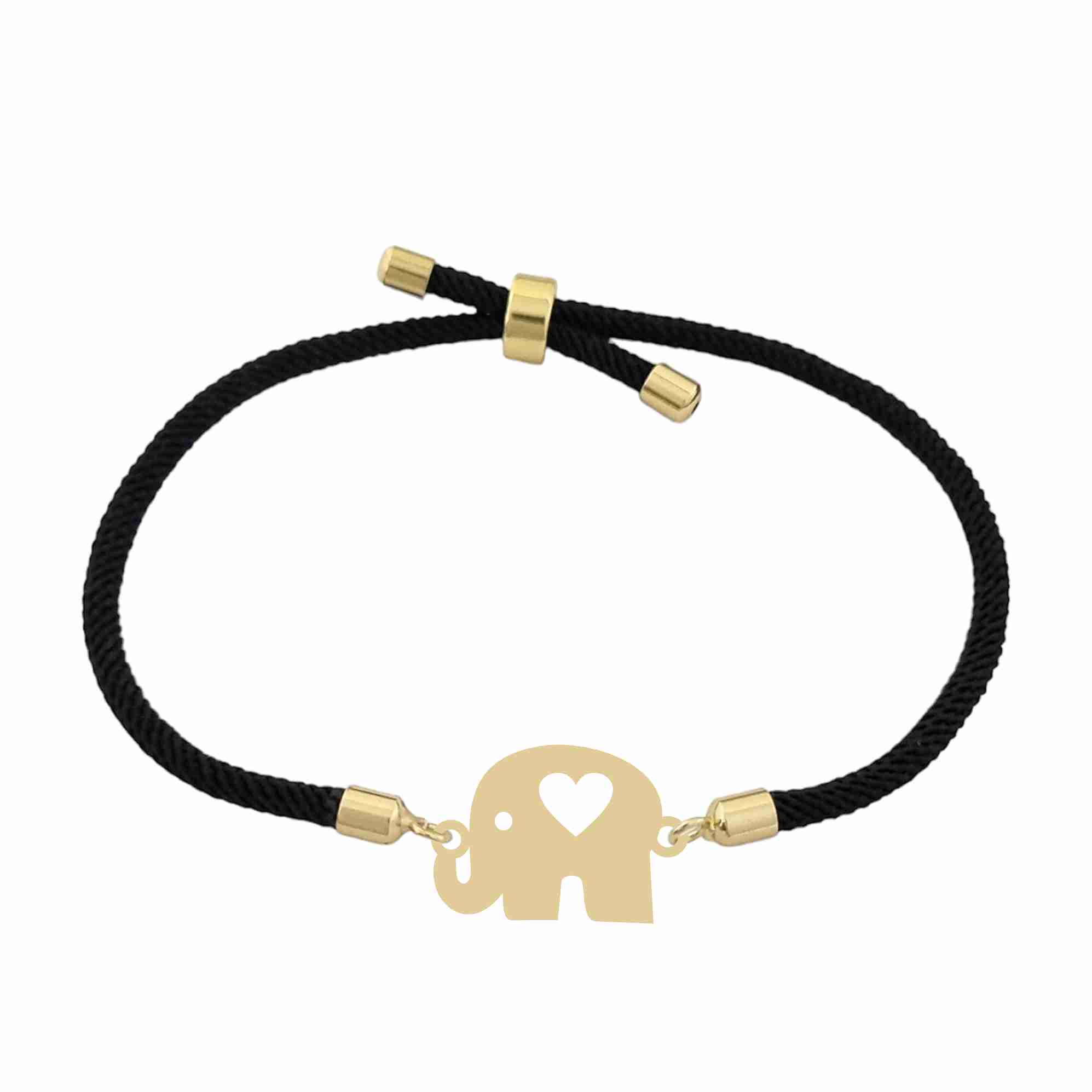 دستبند طلا 18 عیار زنانه لیردا مدل فیل 6900 thr