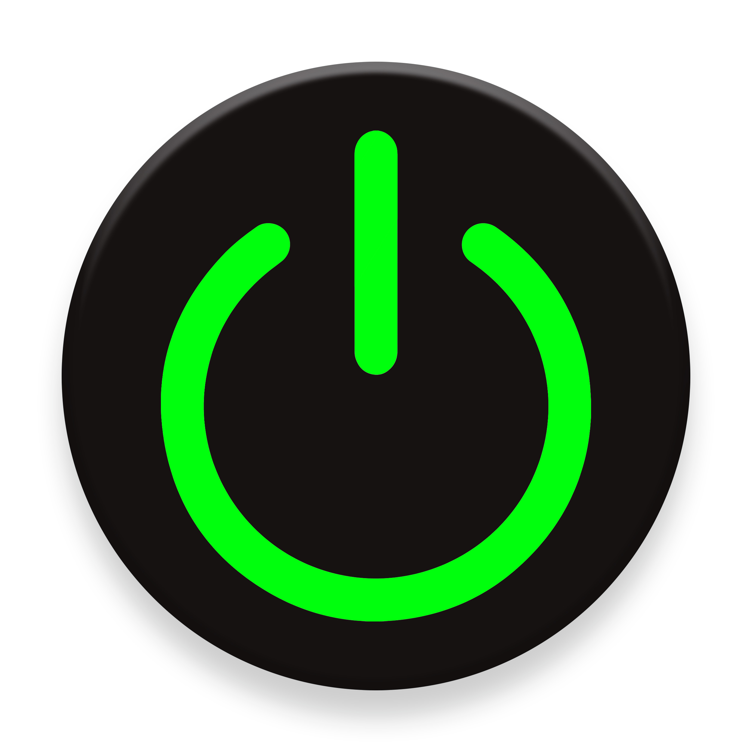  برچسب موبایل مای سیحان مدل Power icon مناسب برای پایه نگهدارنده مغناطیسی 