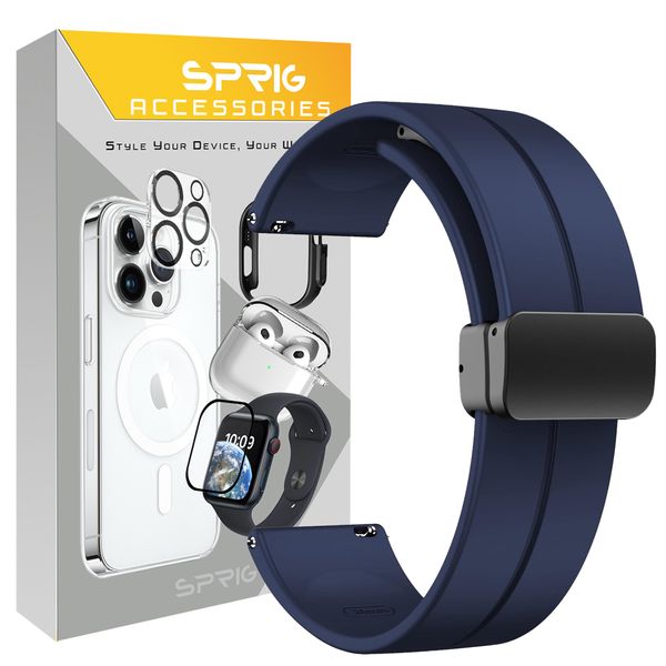 بند اسپریگ مدل SIC Magnet TW مناسب برای ساعت هوشمند شیائومی S1 / S1 Active / S2 / Mi Watch XMWTCL02 / Mi Watch Color 2 / Mi Watch Color