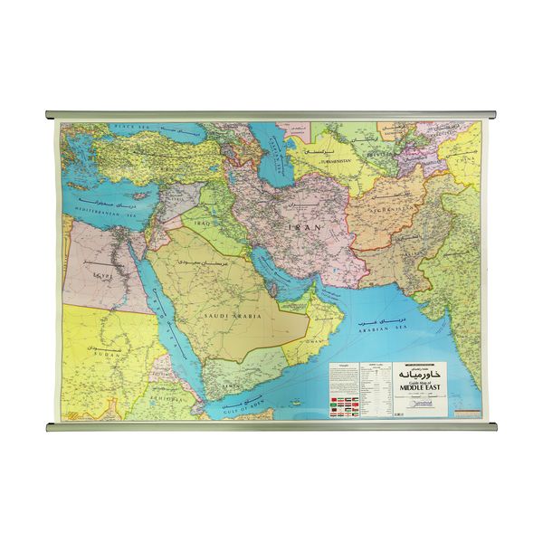 نقشه راهنمای خاورمیانه گیتاشناسی نوین کد ۱۳۷۲