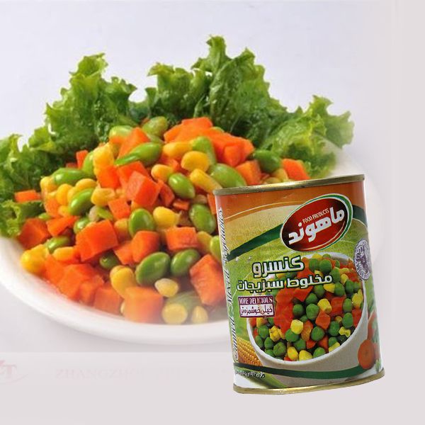 کنسرو مخلوط سبزیجات ماهوند - 380 گرم