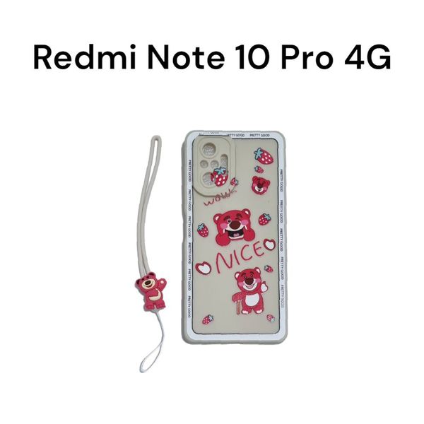 کاور کینگ پاور مدل Bear مناسب برای گوشی موبایل شیائومی Redmi Note 10/10 Pro 4G  به همراه بند آویز