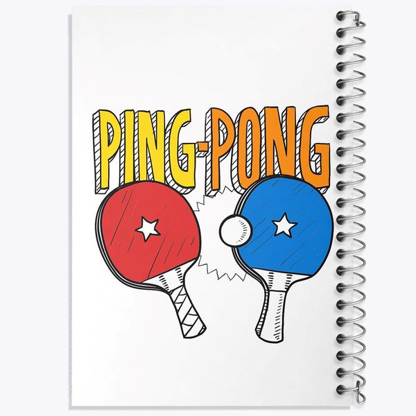 دفتر لیست خرید 50 برگ خندالو طرح پینگ پنگ Ping Pong کد 27988