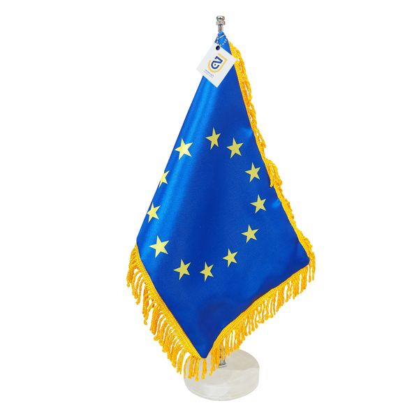 پرچم رومیزی جاویدان تندیس پرگاس مدل اتحادیه اروپا کد 1