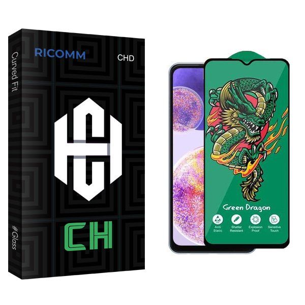 محافظ صفحه نمایش ریکام مدل CH Green_Dragon مناسب برای گوشی موبایل سامسونگ Galaxy A23