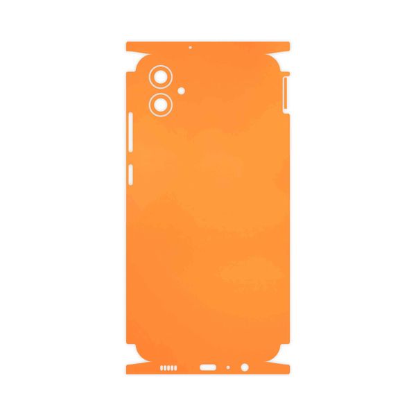 برچسب پوششی ماهوت مدل Matte-Orange-FullSkin مناسب برای گوشی موبایل سامسونگ Galaxy M04