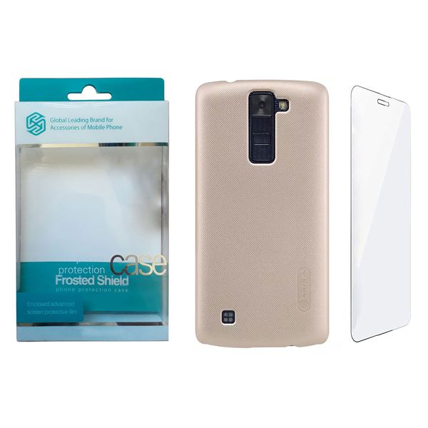 کاور نیلکین مدل Frosted Shield کد S9519 مناسب برای گوشی موبایل ال جی K8 به همراه محافظ صفحه نمایش
