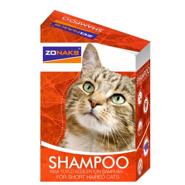 شامپو گربه زوناکس مدل short hair حجم 200 میلی لیتر