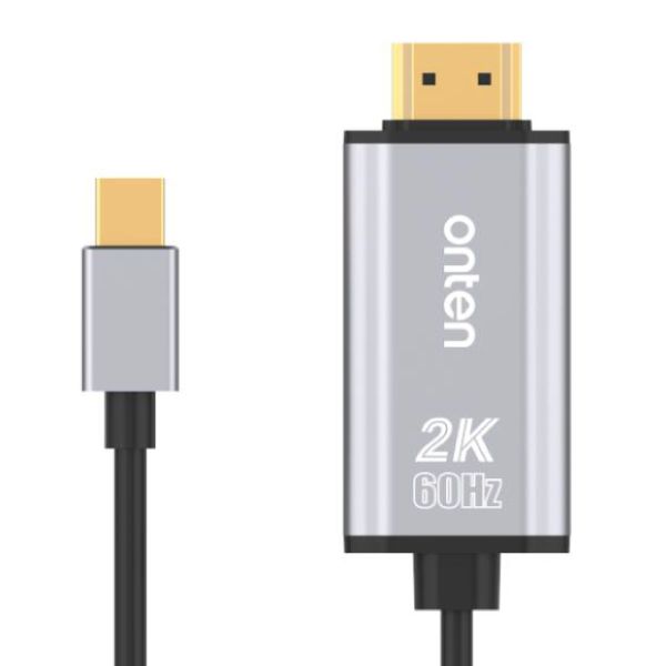 کابل تبدیل Mini DisplayPort به HDMI اونتن مدل DP201 طول 1.8 متر