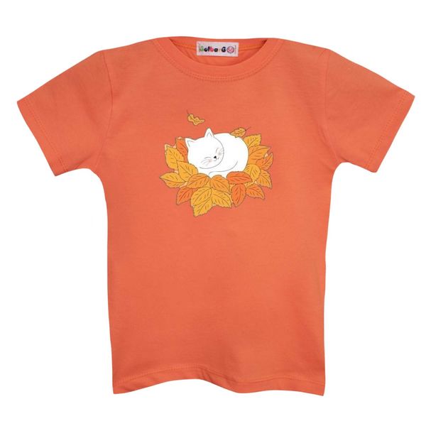 تی شرت بچگانه مدل گربه پاییزی