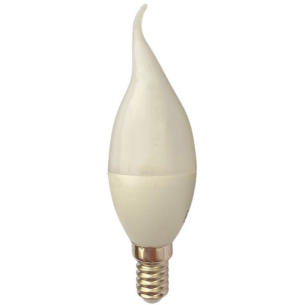 لامپ ال ای دی 6 وات پارس نوین مدل شمعی اشکی پایه E14 بسته 6 عددی