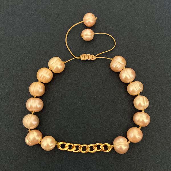 دستبند طلا 18 عیار زنانه الماسین آذر مدل CART02