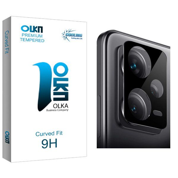 محافظ لنز گوشی کولینگ مدل Olka 3D مناسب برای گوشی موبایل شیائومی Redmi Note 12 Pro