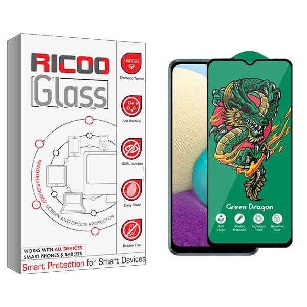 محافظ صفحه نمایش ریکو مدل RiC2 Green_Dragon مناسب برای گوشی موبایل سامسونگ Galaxy A02