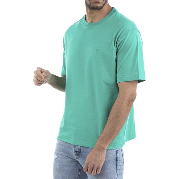 تی شرت آستین کوتاه مردانه جوتی جینز مدل آزاد کد 1551392 رنگ سبز
